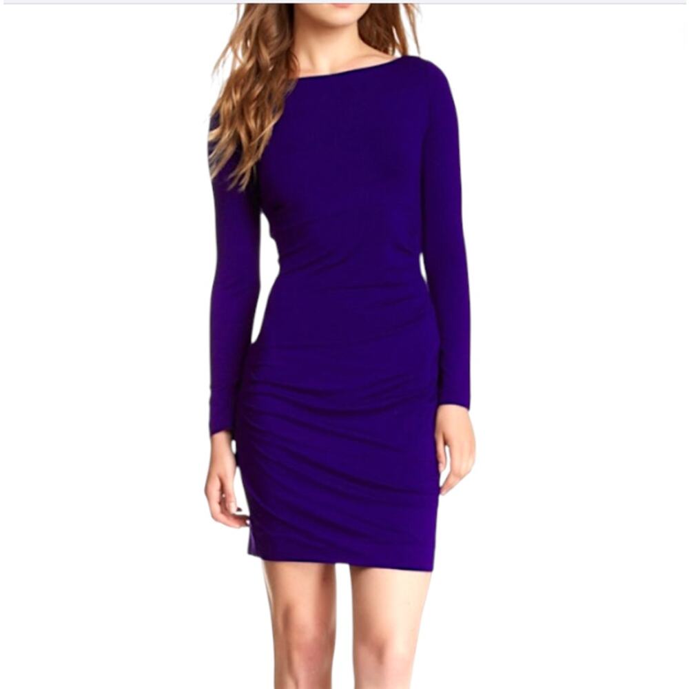 💜 Diane von Furstenberg - Deep Purple Bodycon Dress 💜